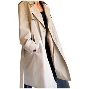 VINTAGE LONDON FOG TRENCH COAT ~ L 42R